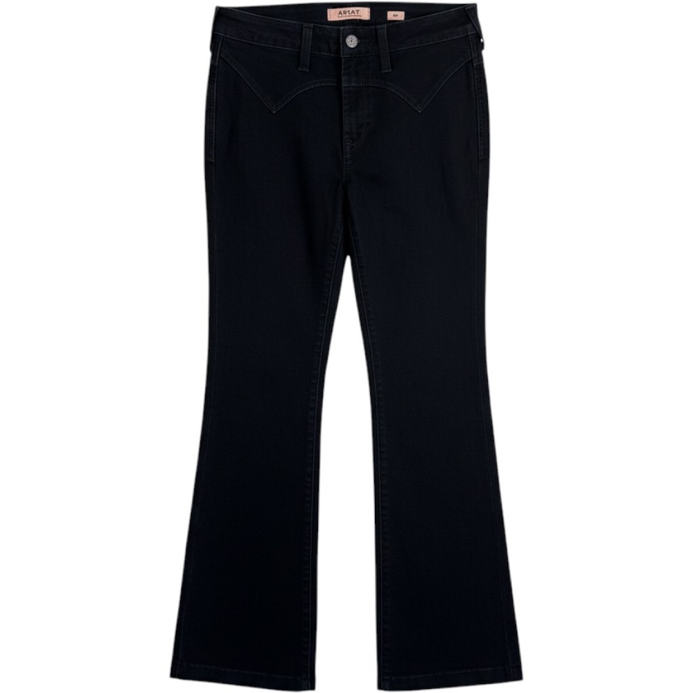 Ariat REAL Denim High Rise Slim Trouser Valencia Black Jeans 29L 10054301